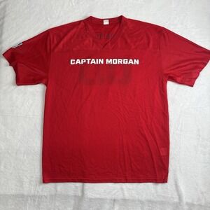 Captain Morgan NFL Red Mesh Football Jersey‎ #00 Promo Men's Large